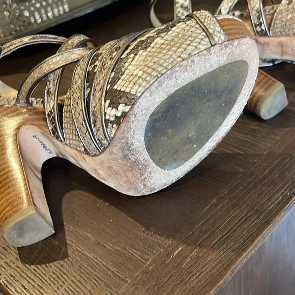Coach Karolina Platform Strappy Heels, 7.5