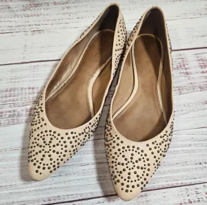 Coach studded pointed flats