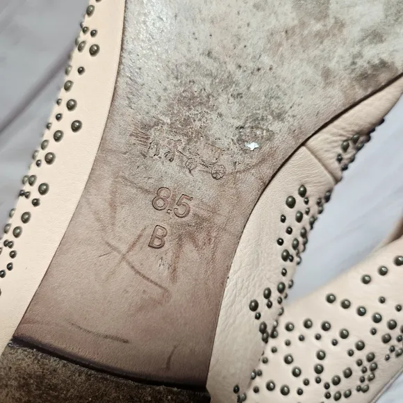 Coach studded pointed flats