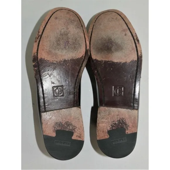 Cole Haan Classic Black Leather Tasseled Loafers Mens Size 7.5 D