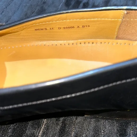 Cole Haan Men's Black Tassel Loafers Size 11 EUC Classic Made in Italy Leather