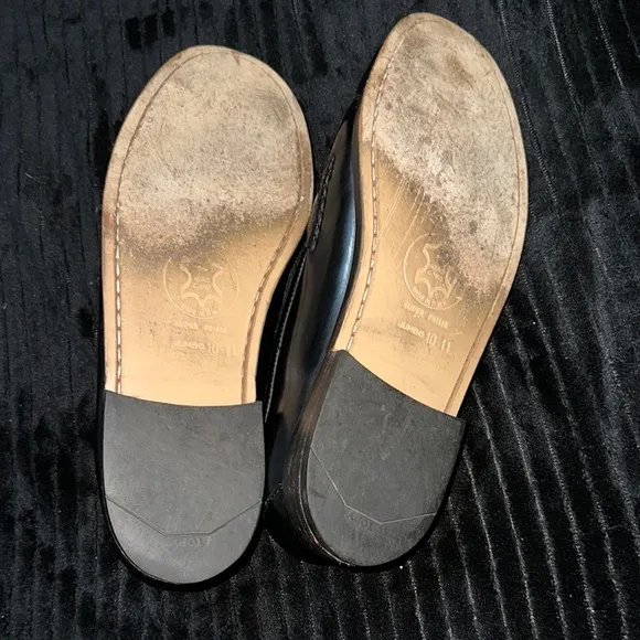 Cole Haan Men's Black Tassel Loafers Size 11 EUC Classic Made in Italy Leather