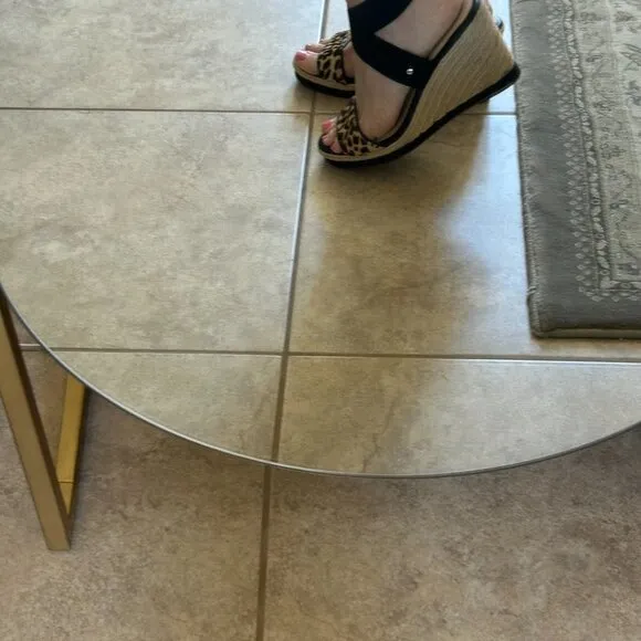 Cole Haan Shoes |Cloudfeel Espadrille Wedge Sandal | Color: Black/Sz. 9