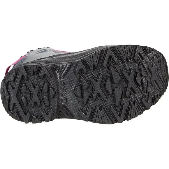 Columbia Bugaboot Celsius Snow Boots Kids Girls 11 Gray Pink NEW