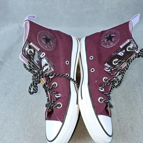 Converse all star dark beetroot, dark moonstone sneaker shoe women's size 7.5