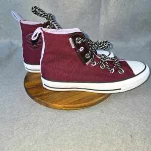 Converse all star dark beetroot, dark moonstone sneaker shoe women's size 7.5