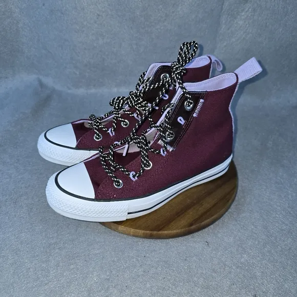 Converse all star dark beetroot, dark moonstone sneaker shoe women's size 7.5