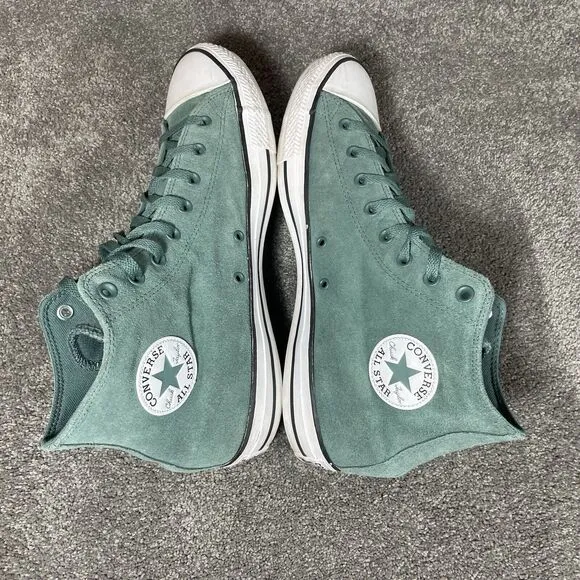 Converse All Star High Top Men’s Sz 13 Suede Green Shoe Skateboarding 171465C