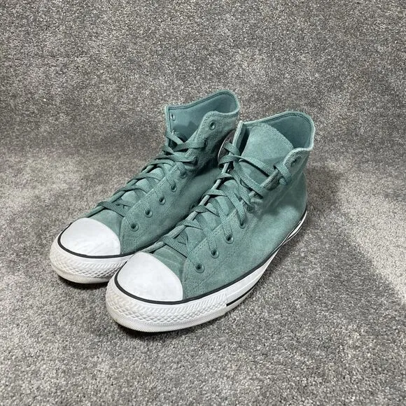 Converse All Star High Top Men’s Sz 13 Suede Green Shoe Skateboarding 171465C
