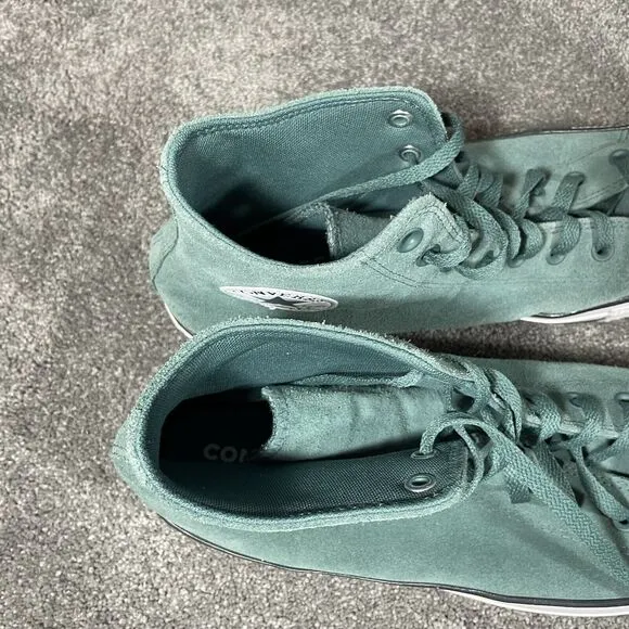 Converse All Star High Top Men’s Sz 13 Suede Green Shoe Skateboarding 171465C