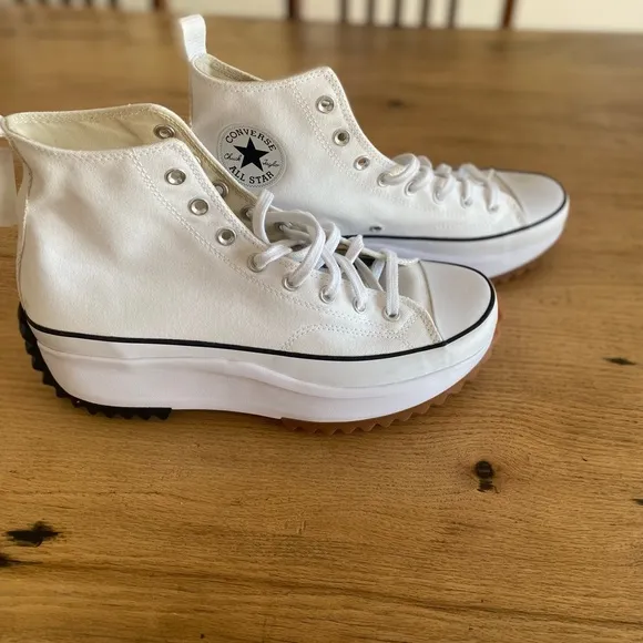 Converse All Star White High Top platform‎ Lug Sole Sneakers Men’s 11.5 NWT
