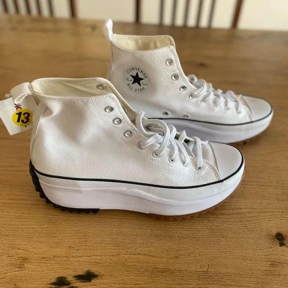 Converse All Star White High Top platform‎ Lug Sole Sneakers Men’s 11.5 NWT