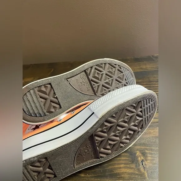 Converse Chuck Taylor All Star Lift Women’s Platform Orange High-Top Sneakers