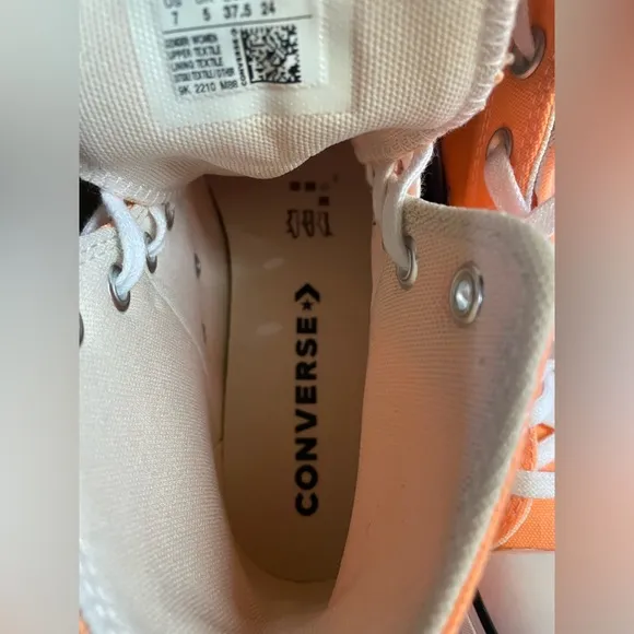 Converse Chuck Taylor All Star Lift Women’s Platform Orange High-Top Sneakers