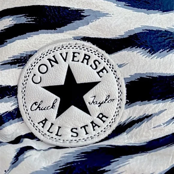 CONVERSE CTAS CHUCK TAYLOR ALL STAR SHROUD HI Zebra striped women's 8.5