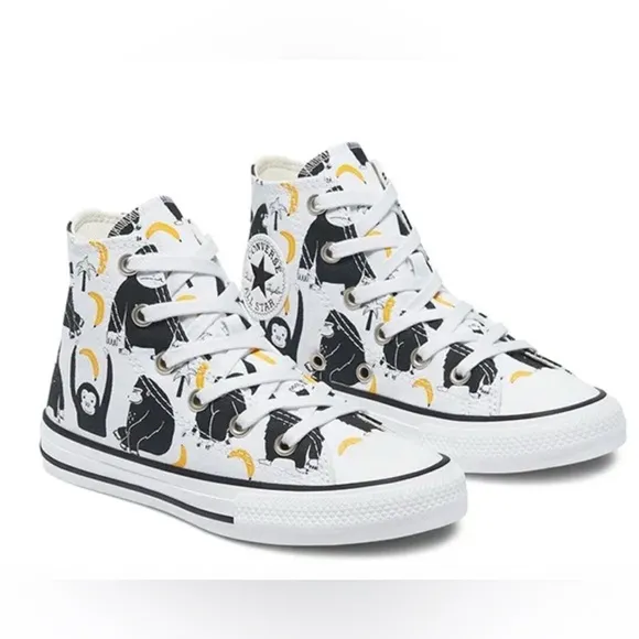 Converse Kids High-Top Sneakers - animal print 🦍 🍌