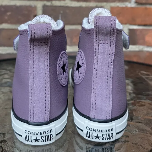 Converse Purple High-Top Sneakers with White Accents