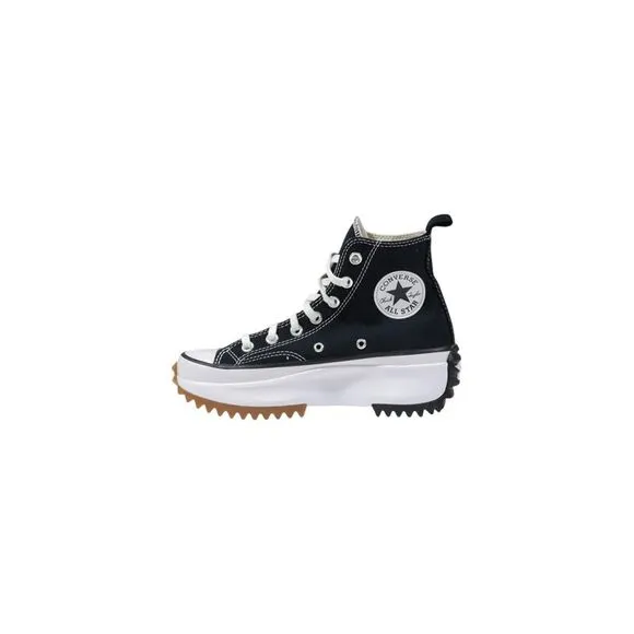 Converse Rubber Sole Textile Lining Fabric Sneakers Women Black