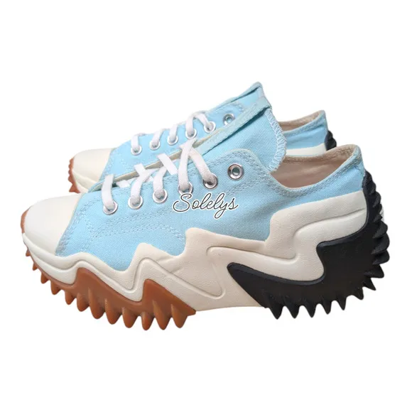 Converse Run Star Motion CX Platform Light Dew Aqua Blue Low Top Sneaker Women 7