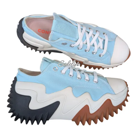 Converse Run Star Motion CX Platform Light Dew Aqua Blue Low Top Sneaker Women 7