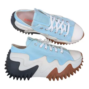 Converse Run Star Motion CX Platform Light Dew Aqua Blue Low Top Sneaker Women 7