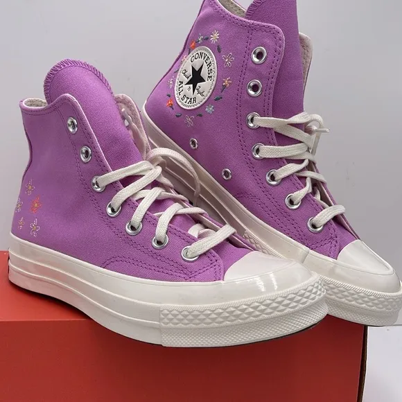 Converse WMNS Purple High-Top Sneakers A11561FCHUCK 70 HIGRAPE FIZZ/EGRET/EGRE