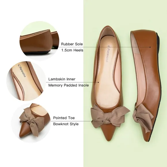 C.Paravano Pointy Bow Flats (Aida) SZ 40 / US 9.5