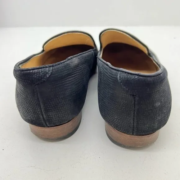 Dieppa Restrepo classic black leather loafers made in Mexico women size 7
