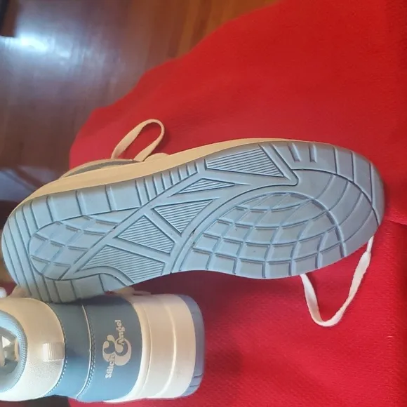 Disney's Stitch and Angel Powder Blue and White High-Top Sneakers