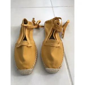 Doen Salvadore Flats Espadrilles Shoes Lace Up Jute