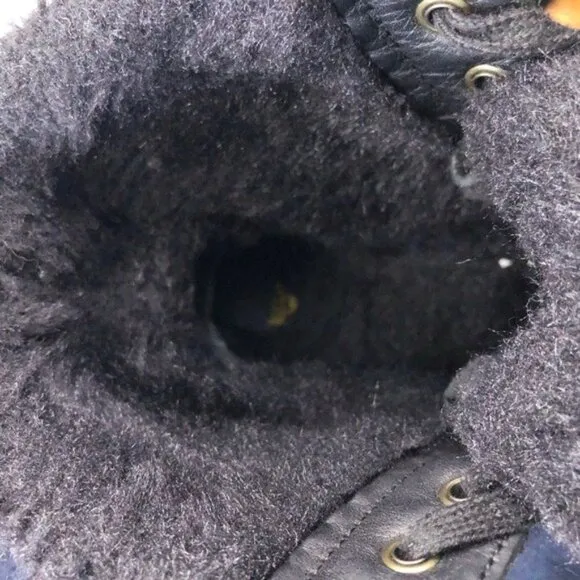 Dr. Martens 1460 Pascal Fur Black Leather Winter Boots 11