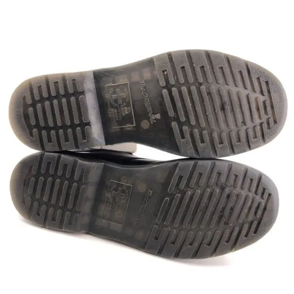 Dr. Martens 1460 Pascal Fur Black Leather Winter Boots 11