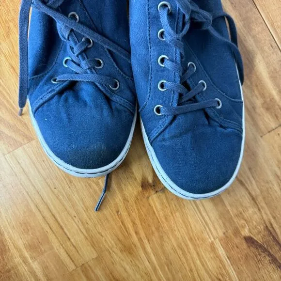 Dr. Martens Coburg Navy Blue Mid Height Lace Up Sneakers Size 9