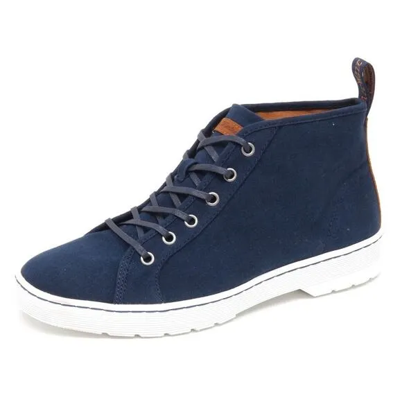 Dr. Martens Coburg Navy Blue Mid Height Lace Up Sneakers Size 9