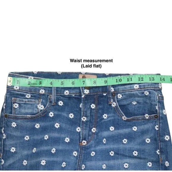 Driftwood Jackie Embroidered Jeans Size 26