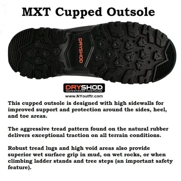 Dryshod men’s legend MXT Waterproof hi top pull on boot sz 13