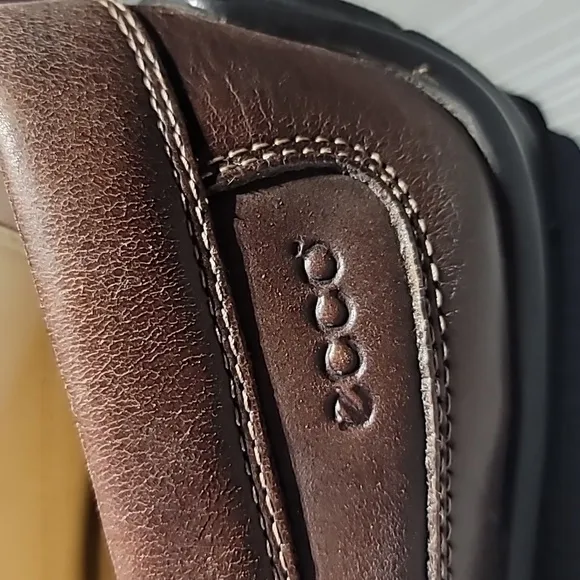 ECCO Classic Moc 2.0 Dark Brown Leather Loafers‎ Men's 43 (9.5) NWOT Condition
