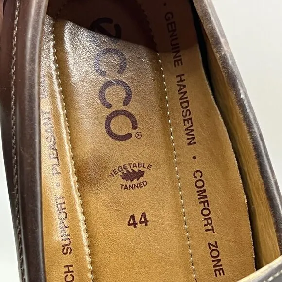 Ecco Classic Moc 2.0 Driving Loafers Men Size 10 10.5 US, 44 EU Brown Low Shoes