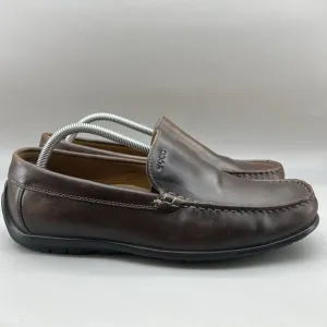 Ecco Classic Moc 2.0 Driving Loafers Men Size 10 10.5 US, 44 EU Brown Low Shoes