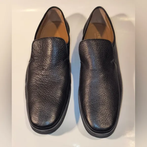 E.T. Wright Masters Collection Black Leather Loafers – Made in Spain – New 😲