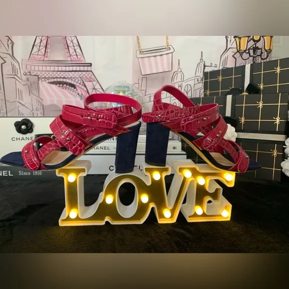 EUC💞MARSKINRYYPPYPINK Strappy Heels….