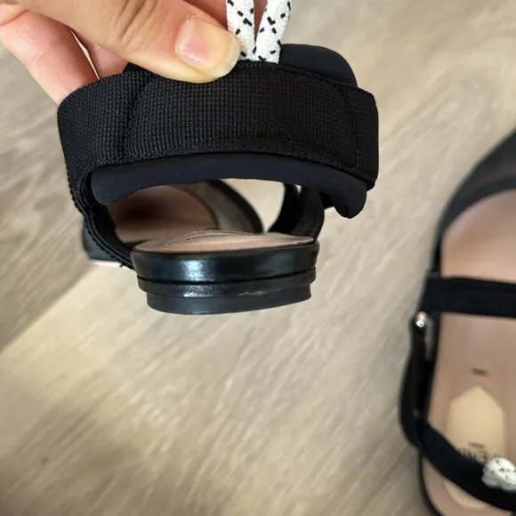Fendi Black Colibri Slingback Mesh Flats