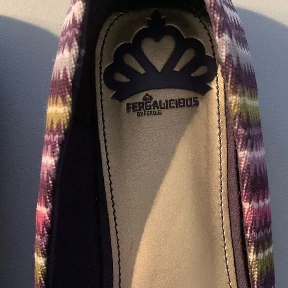 FERGALICIOUS Purple Ballet Flats