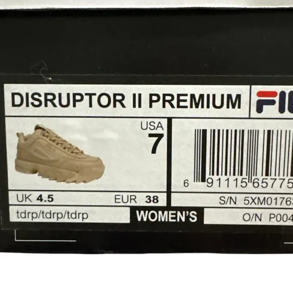 Fila Tan Chunky Sneakers with Thick Sole