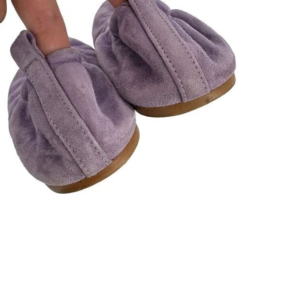 Flattered Lavender Suede Ballerinas Ballet Flats Purple Size 39 (Us 9)
