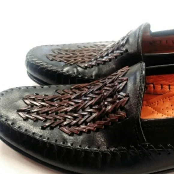Florsheim braided weave leather dress shoes 13