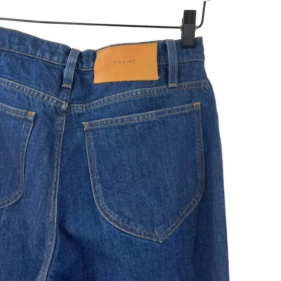 Frame Le Italien Straight Jeans in Vintage Blue Sz 26