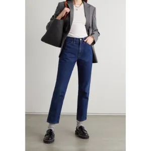 Frame Le Italien Straight Jeans in Vintage Blue Sz 26
