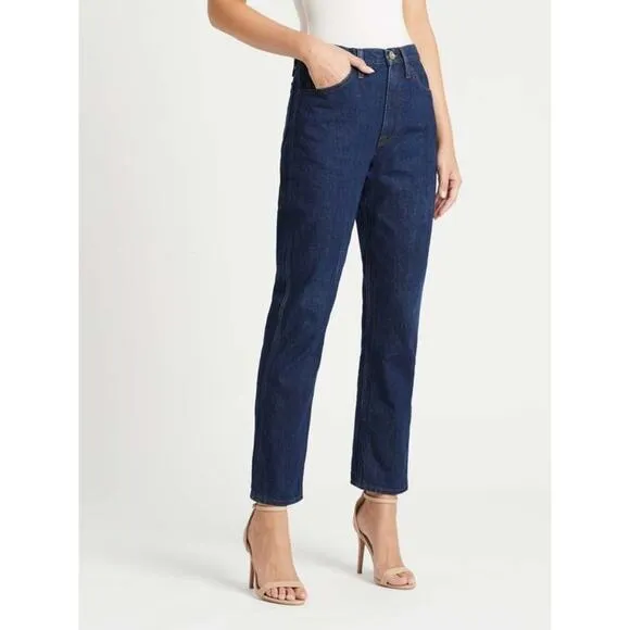 Frame Le Italien Straight Jeans in Vintage Blue Sz 26