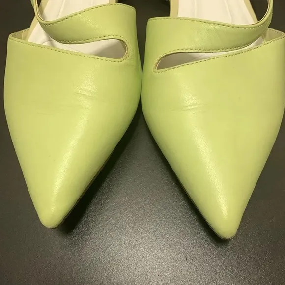 FRANCO‎ SARTO Canary Ballet Slingback Flats in Pistachio